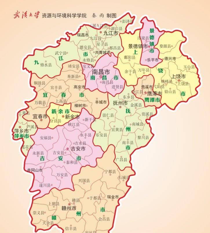 明朝时期,江西以"州"为名的府有五个,有你家乡吗?