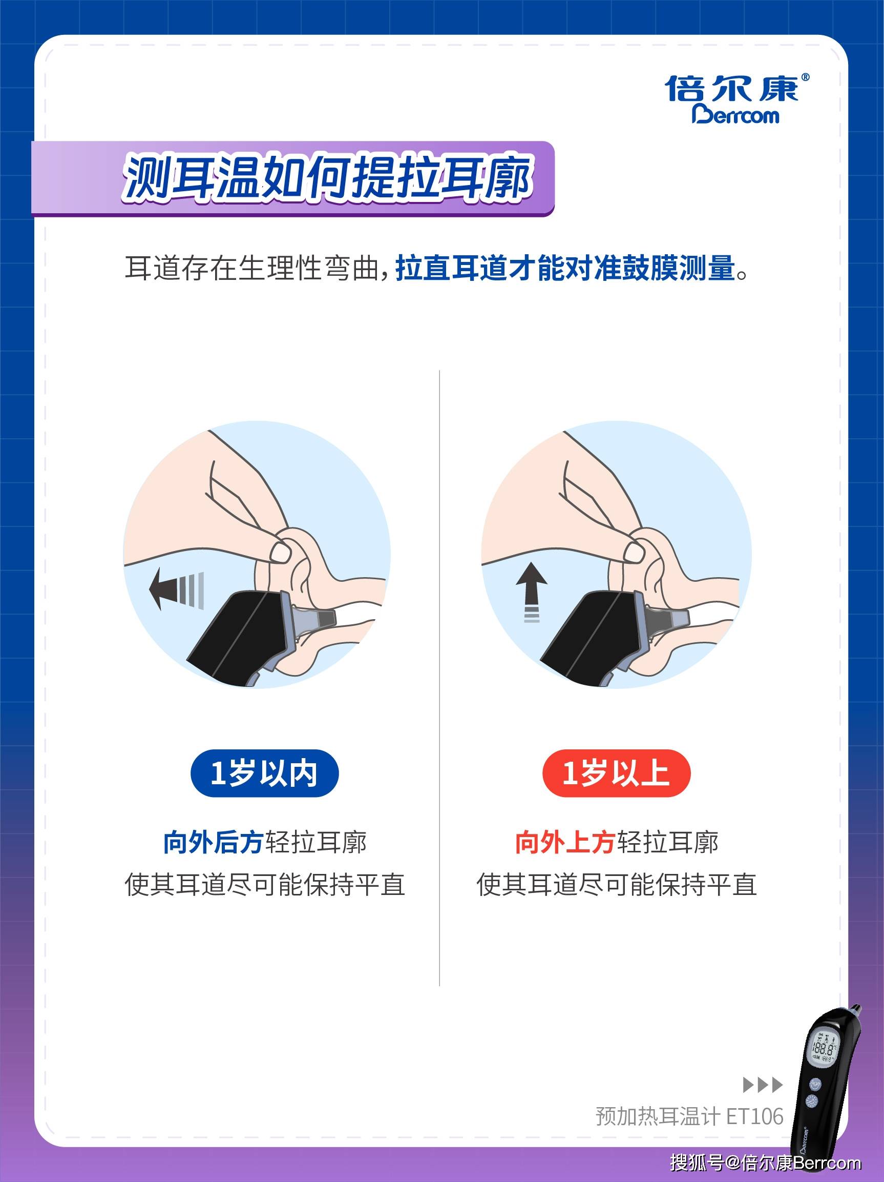 耳温枪测温,需要拉耳朵吗?怎么测更准?