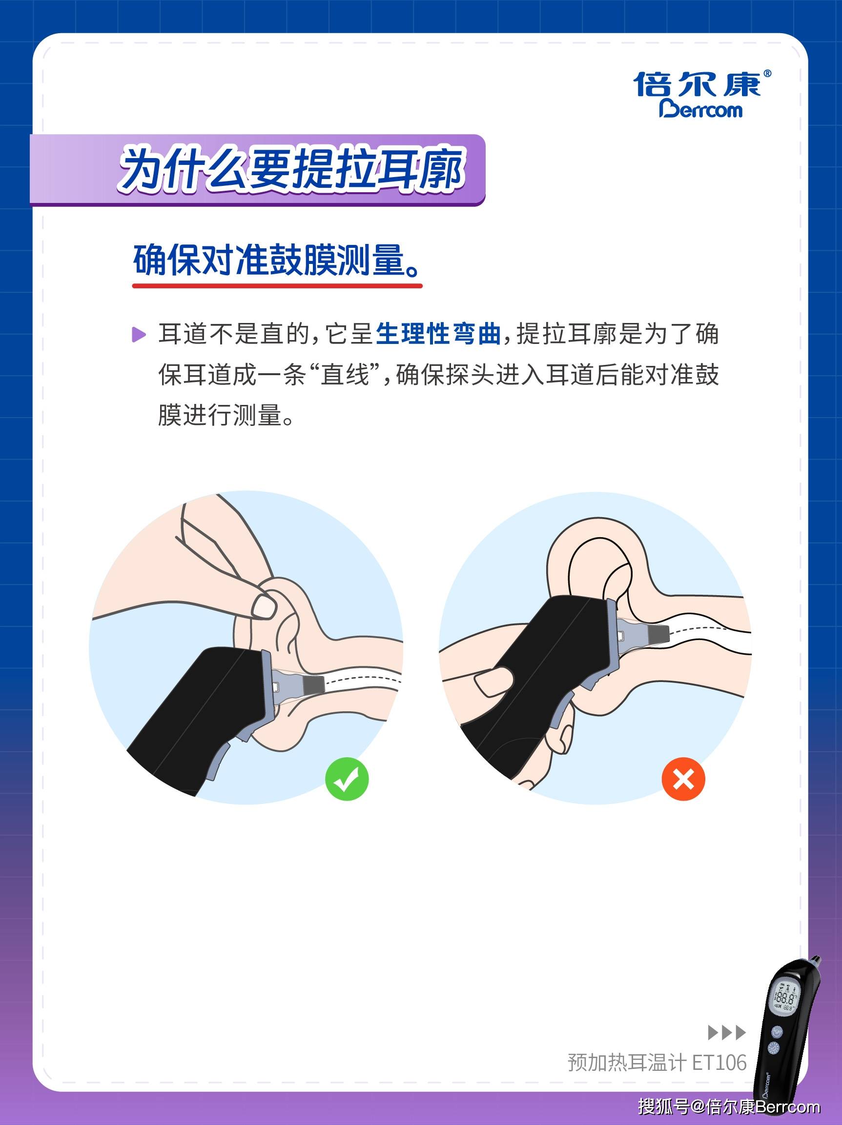 耳温枪测温,需要拉耳朵吗?怎么测更准?