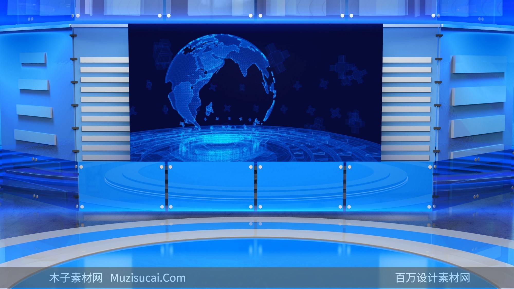 4k虚拟演播厅绿幕素材大全