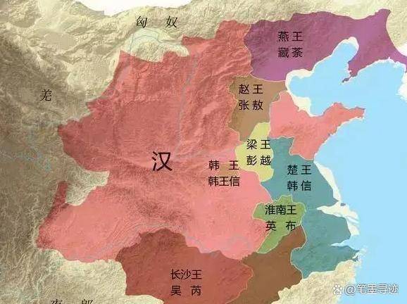 汉初异姓王:韩王韩信燕王卢绾长沙王吴芮