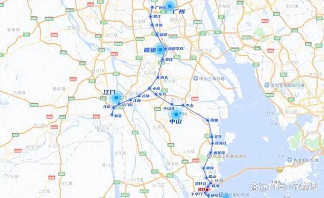 中山高铁线路图图片