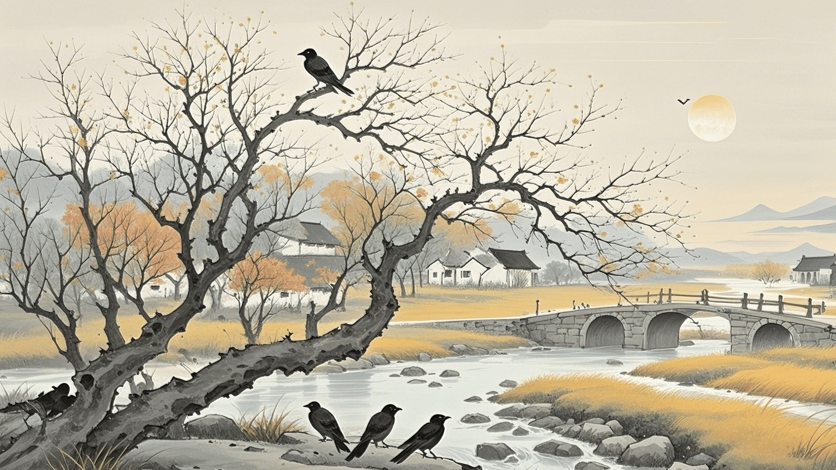 《天净沙·秋思》马致远