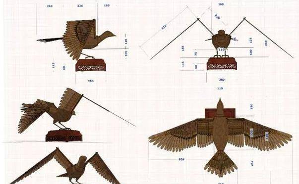 鲁班鸟的制作步骤图片图片