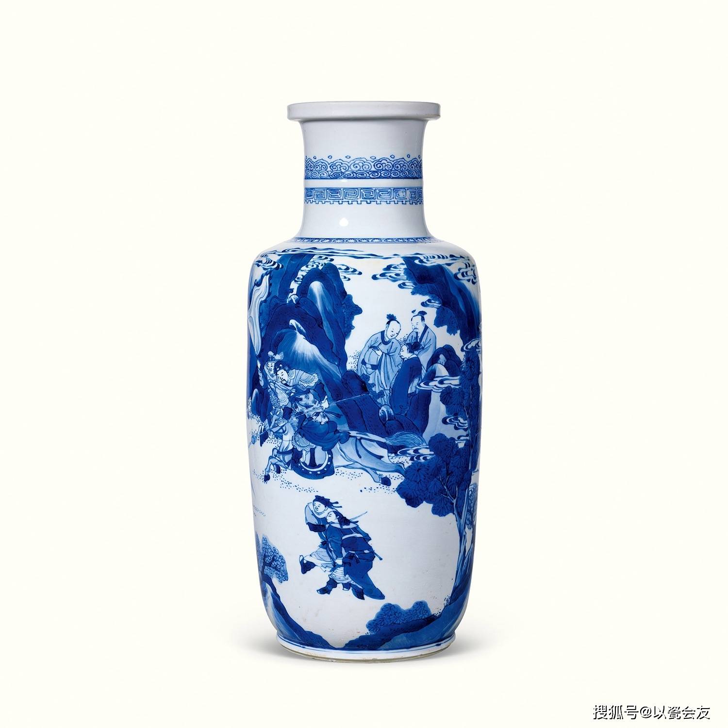 康熙翠毛蓝青花瓷鉴定方法和真品特点_搜狐网