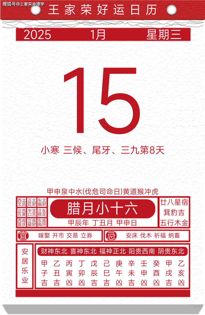 每日生肖运势1月5日吉时(1月5号运势)