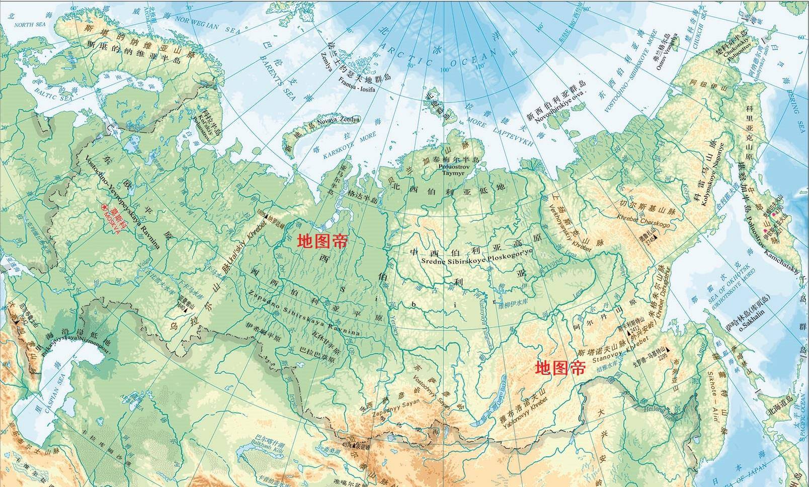 谷歌地图俄罗斯=谷歌地图43°58'41