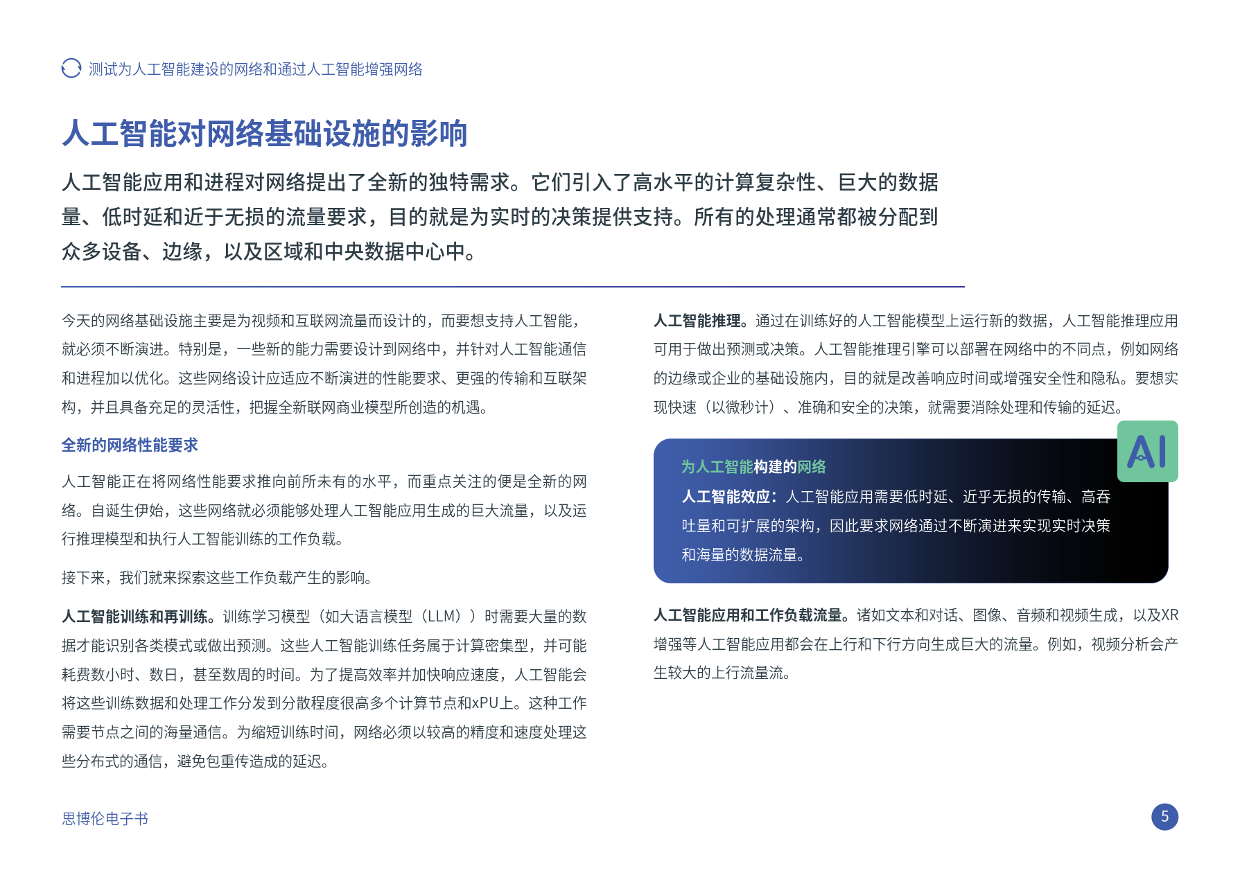 2024年测试为人工智能建设的网络和通过人工智能增强网络报告-思博伦