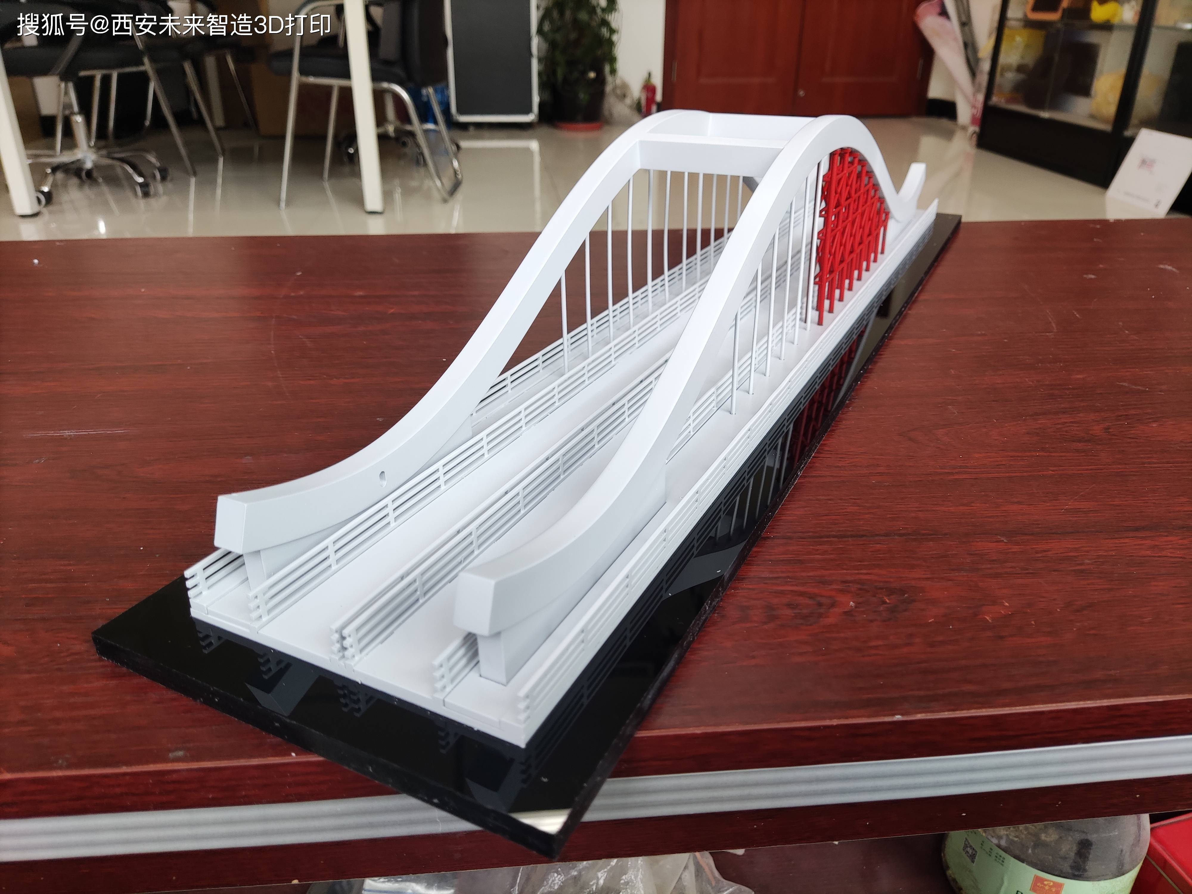 铜川玉皇阁大桥微缩模型:未来智造3d打印技术的艺术魅力