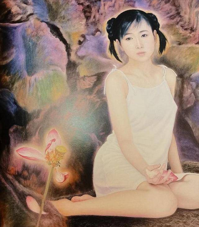 画家李壮平让女儿当人体模特，6年百幅画作，获奖无数却争议不断_搜狐网