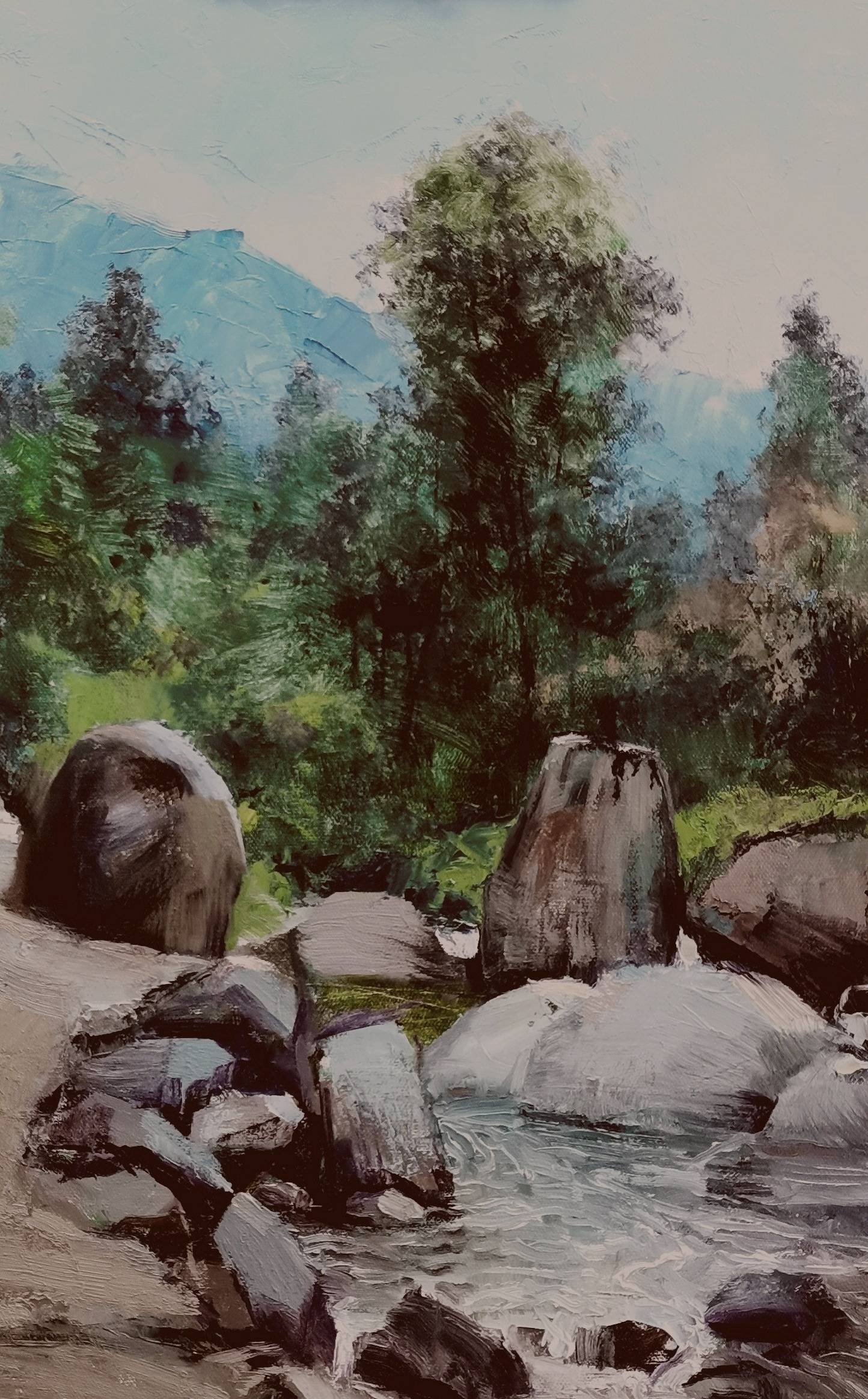 谢伟民2025年油画写生作品欣赏