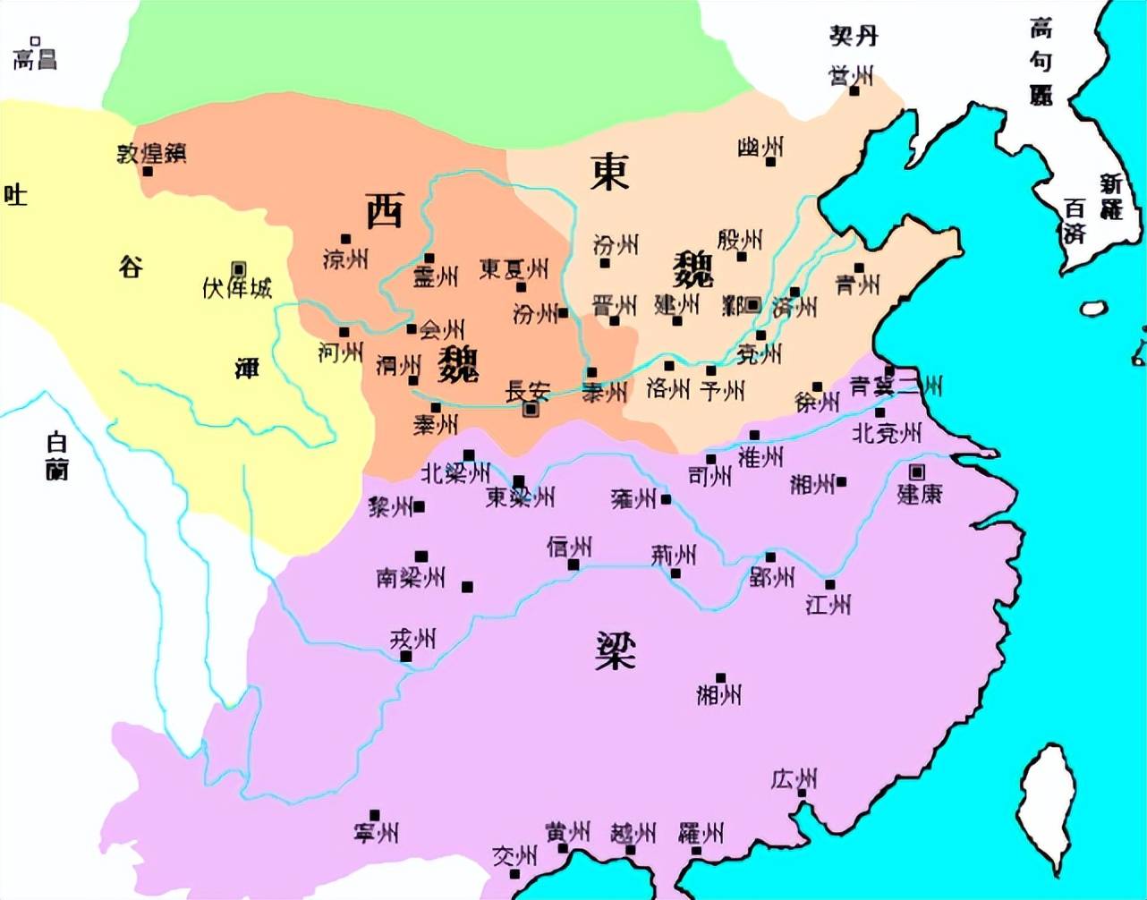 南朝余响:西梁兴亡之始末