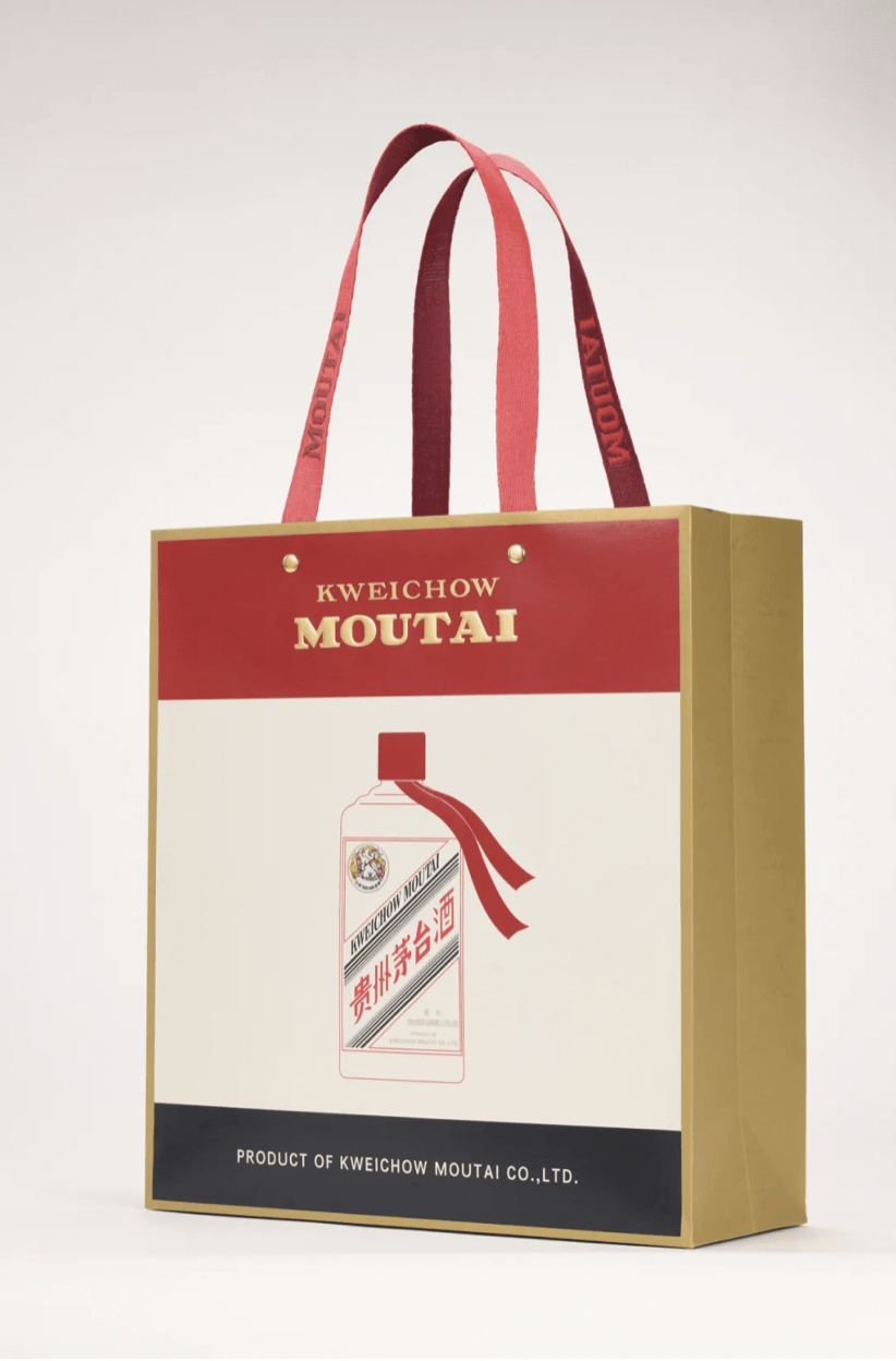 持续了28年的茅台酒手提袋升级:更环保,更精致,更美观