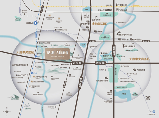 成都龙湖天府原著_城南低密生态住区_品质改善宜居大盘_附售楼处五月直连热线_花园_建面_产品