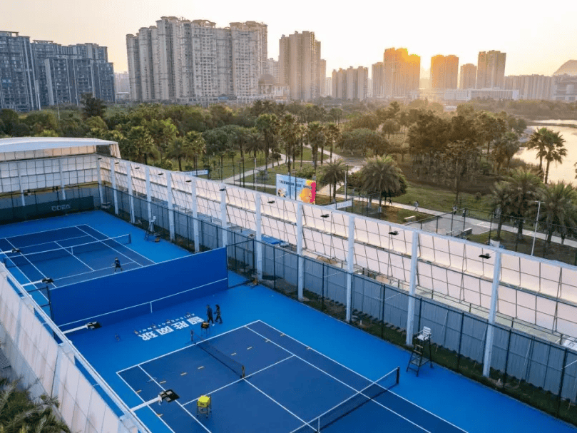 恰好时体育项目案例｜在贺州，藏在爱莲湖畔的网球序章