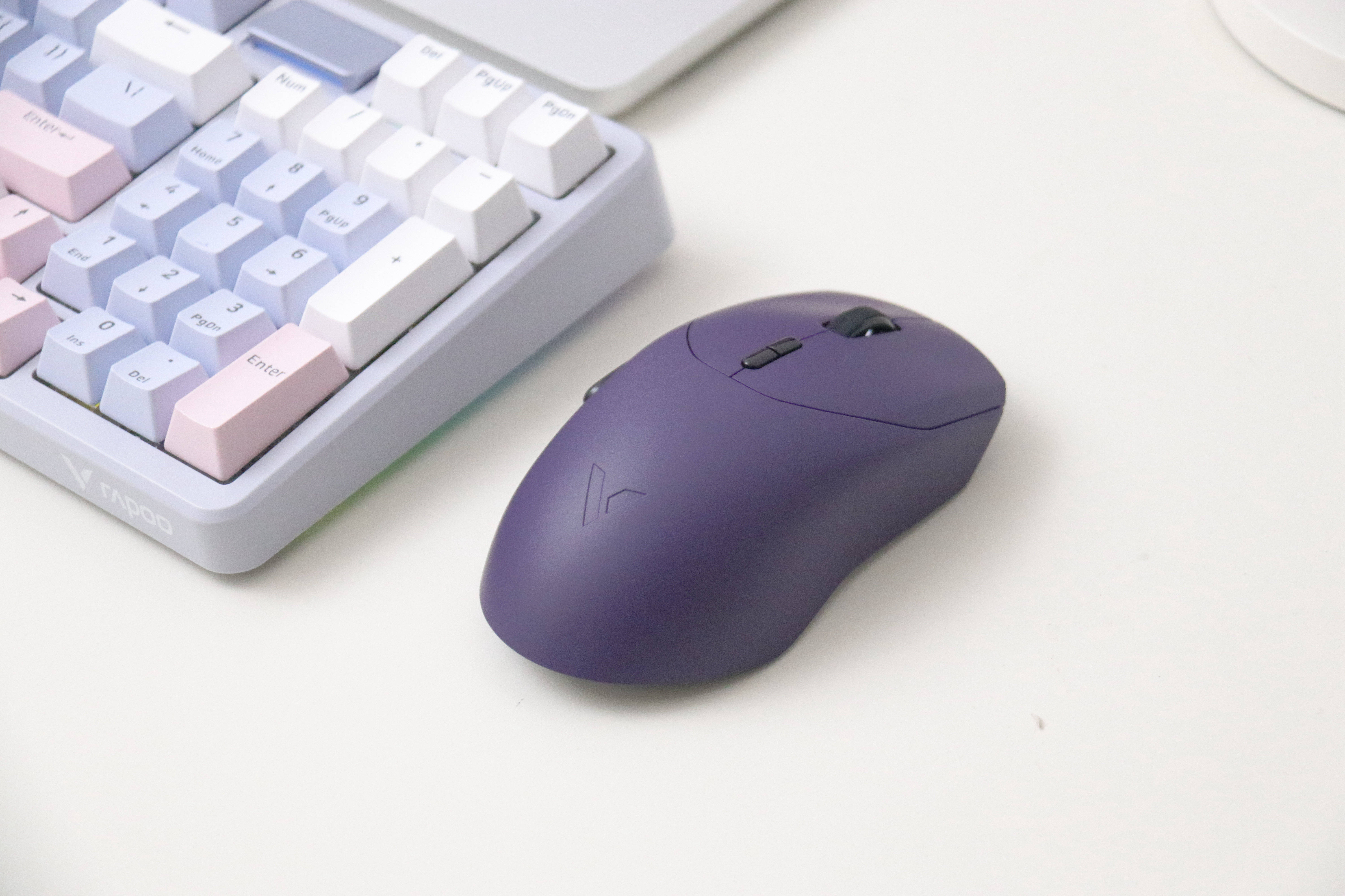 最强续航无线键鼠套装雷柏VT9MAX鼠标搭配V700DIY-98长续航版键盘，无线连接，不再续航焦虑