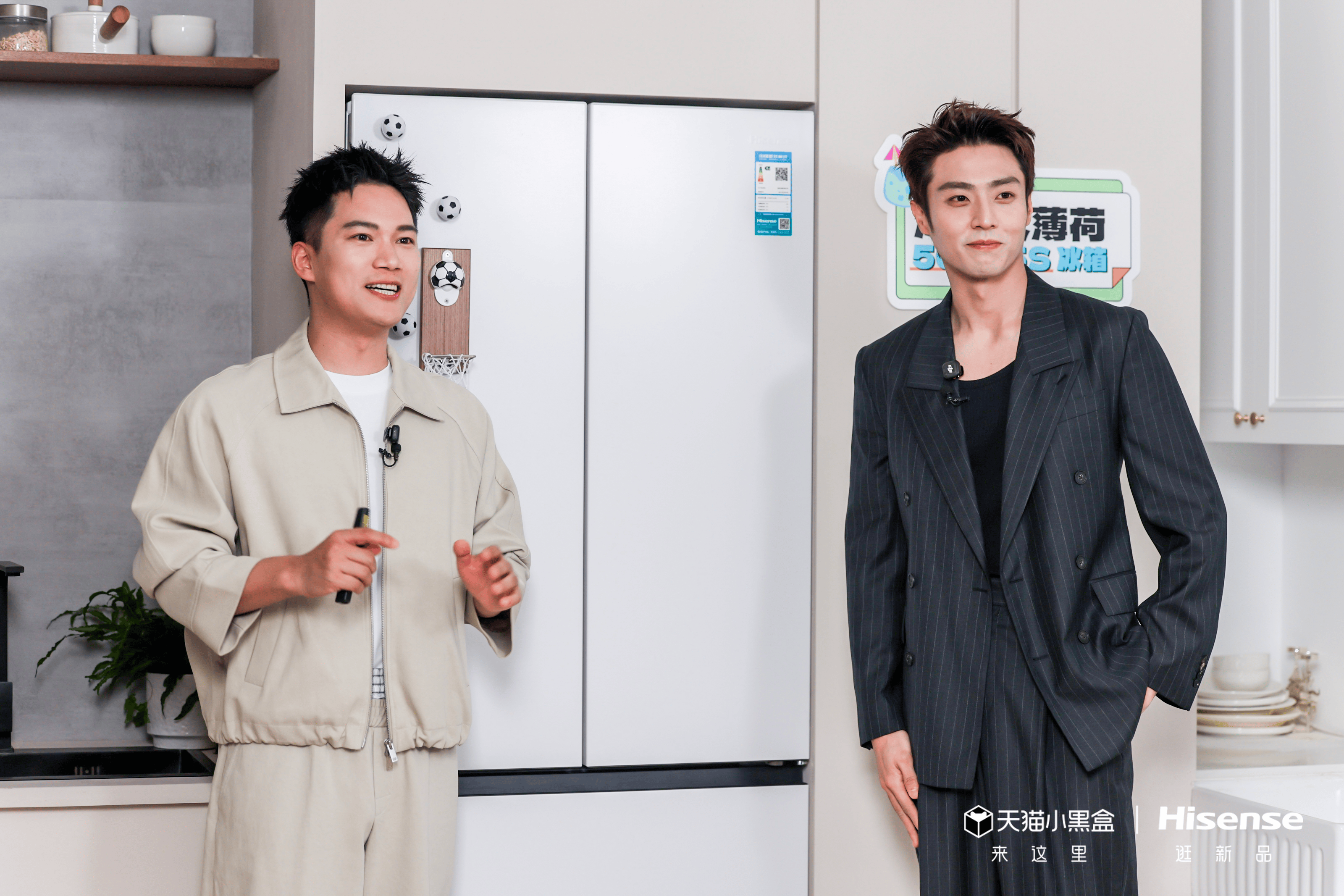 《世界杯看球不缺氛围！陈靖可力荐，海信大薄荷509 E5S制冰太香》