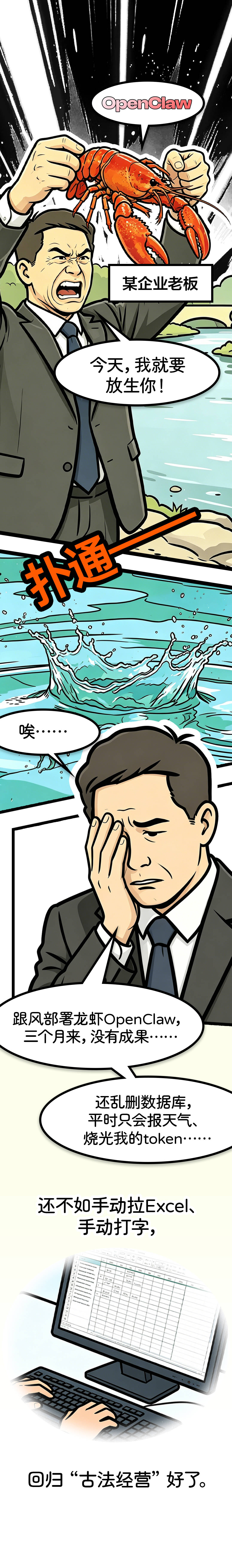 老板:放生“龙虾”后,终于吃到AI红利了?