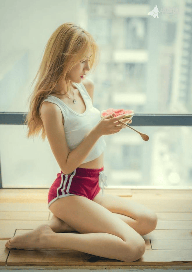美女写真‖黄发女孩