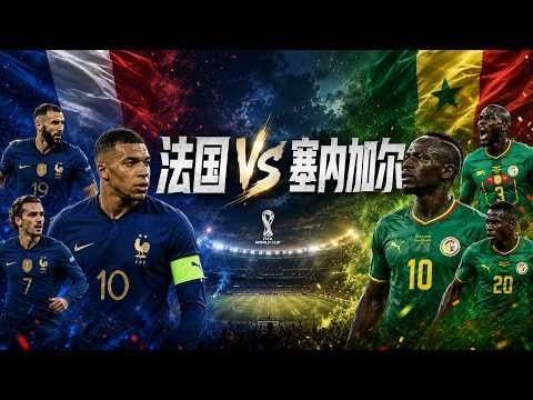 0-1翻车!法国世界杯首秀,决战非洲冠军,姆巴佩争当球王,压制奥利塞,CCTV5直播