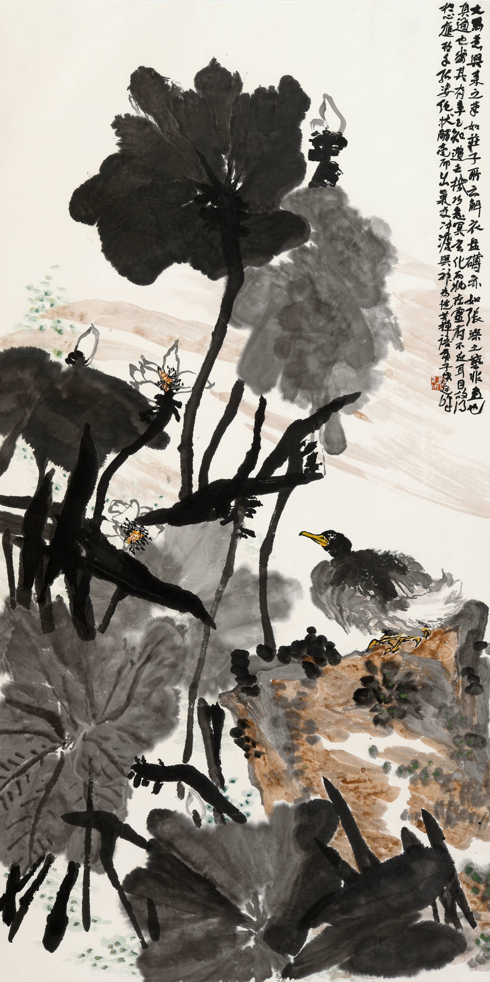 9作品名称：嘉莲照水，创作年代：2020年，作品尺寸：248x129cm.JPG