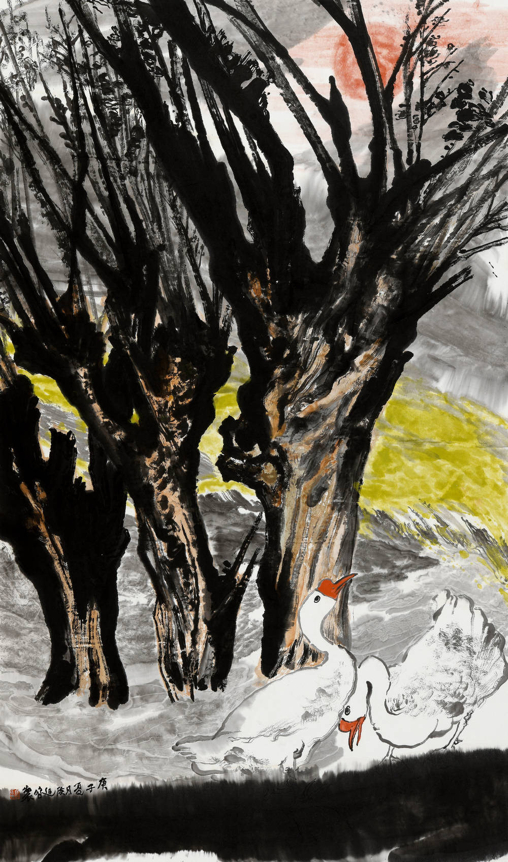 4作品名称：玉羽生辉，创作年代：2020年，作品尺寸：248x129cm.JPG