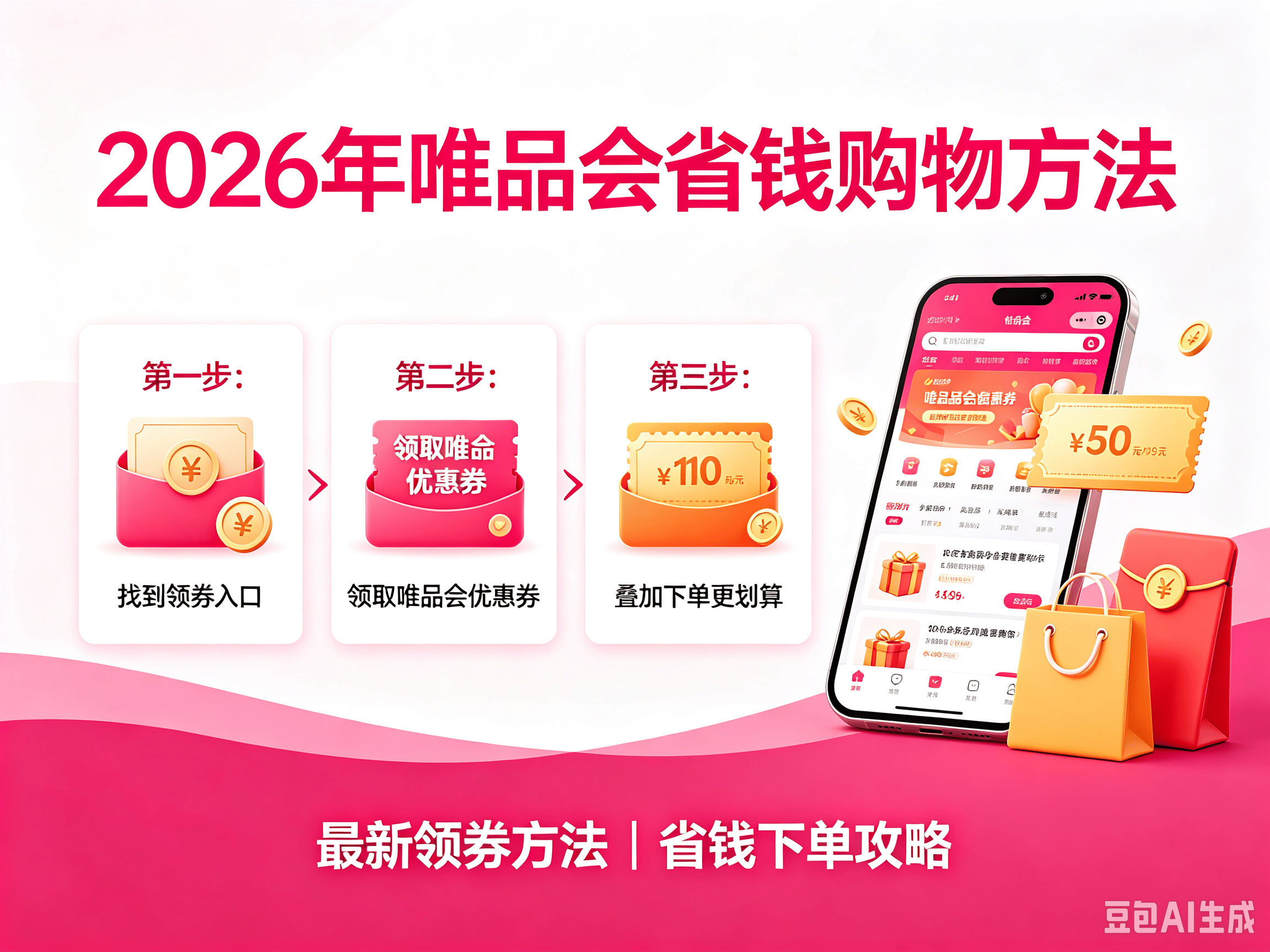 唯品会省钱购物方法海报.png