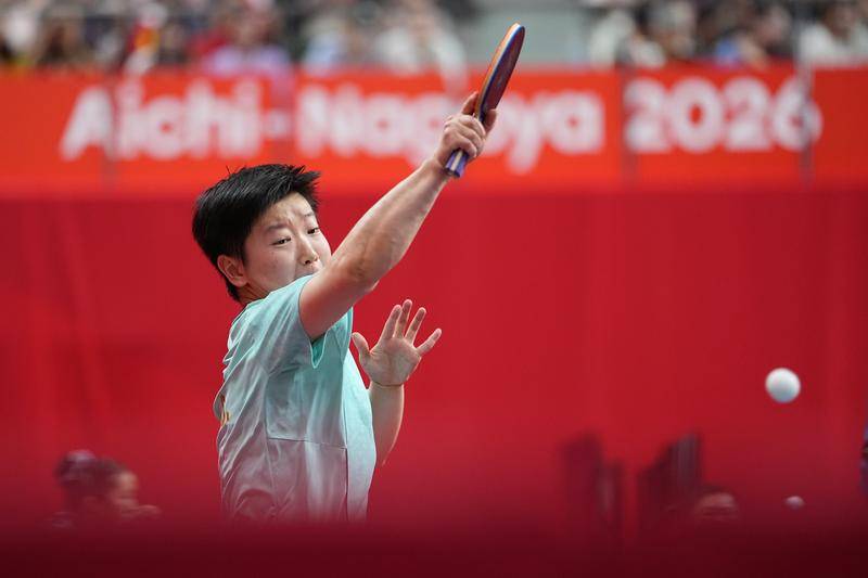 亚运乒乓女团半决赛-国乒3-0完胜朝鲜 决赛将战日韩胜者