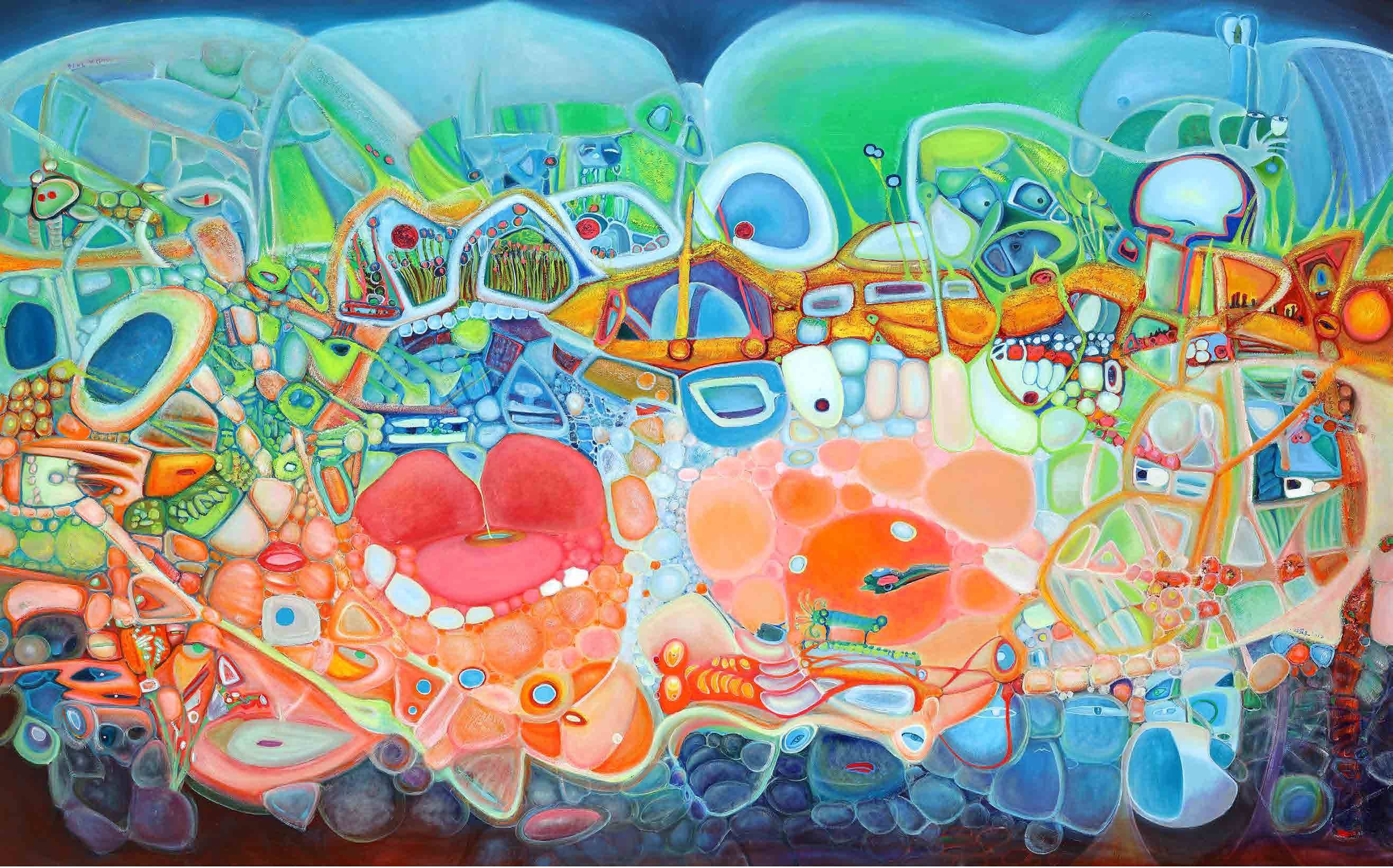 花房世界 200x300cm　布面油画 2018.jpg
