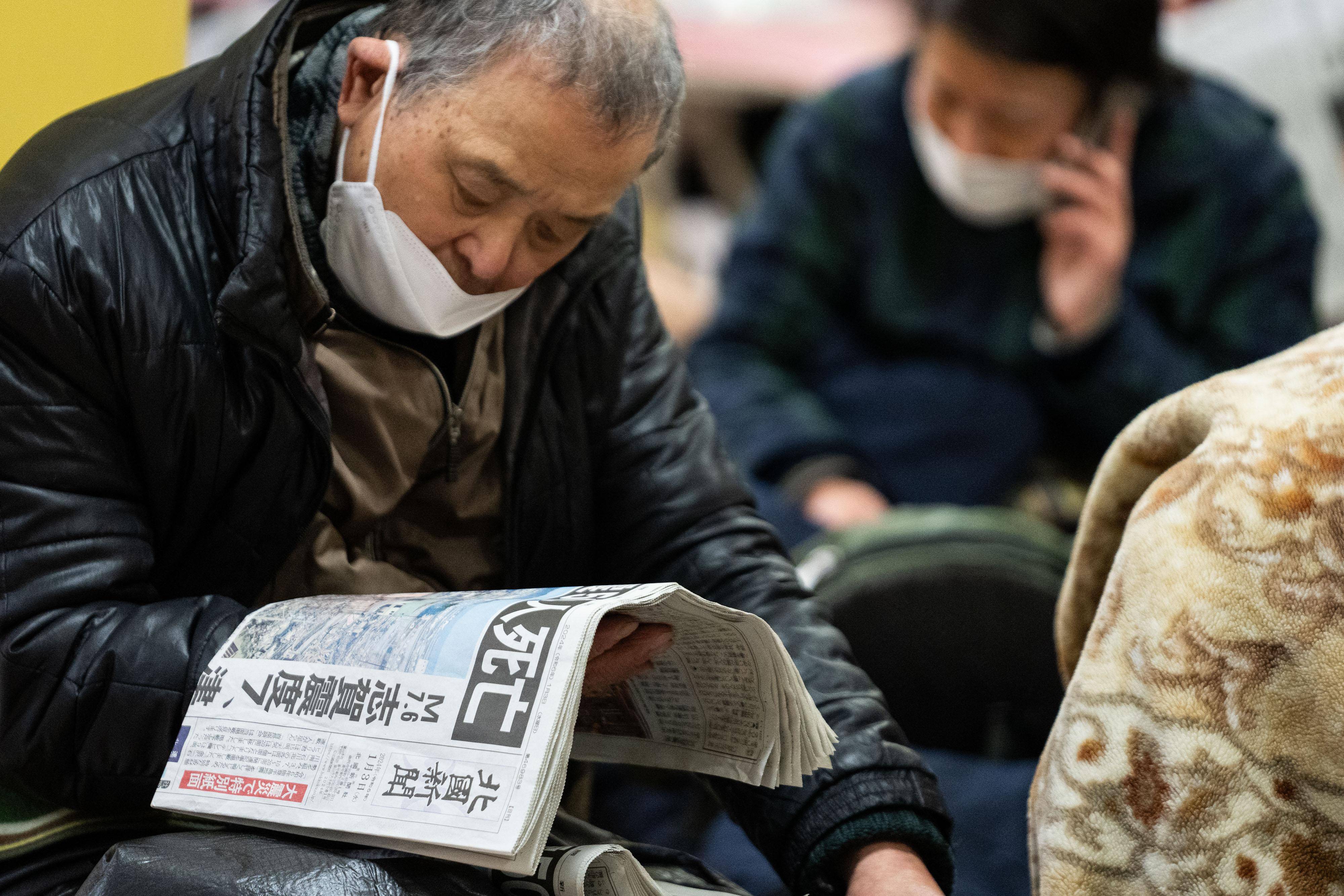 探访日本地震重灾区轮岛市临时避难所