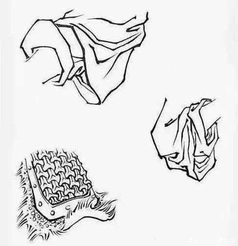 文物科普|古代壁画的绘制——"钉头鼠尾描""混描"_人物像_线条_技法