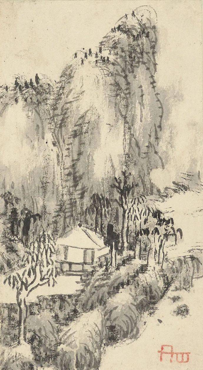 八大山人 清 山水画