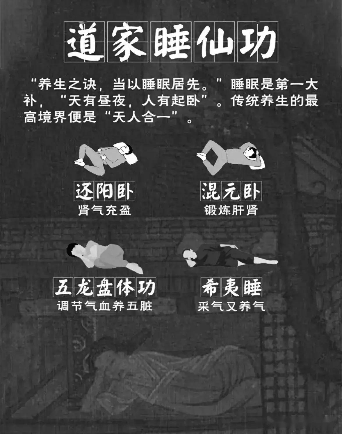 道家四大睡仙功:让你在梦中修炼,醒来焕发新生!