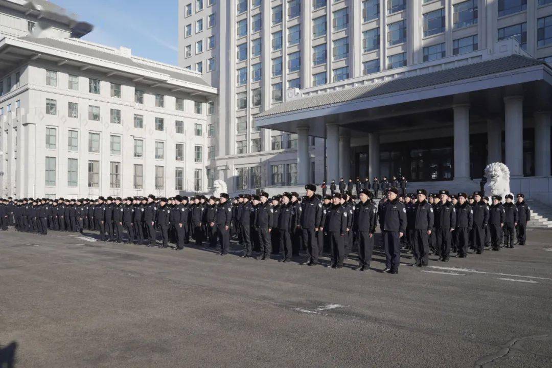 永葆初心 征途如虹 吉林市公安局隆重举行升警旗仪式_全体_中国_建设
