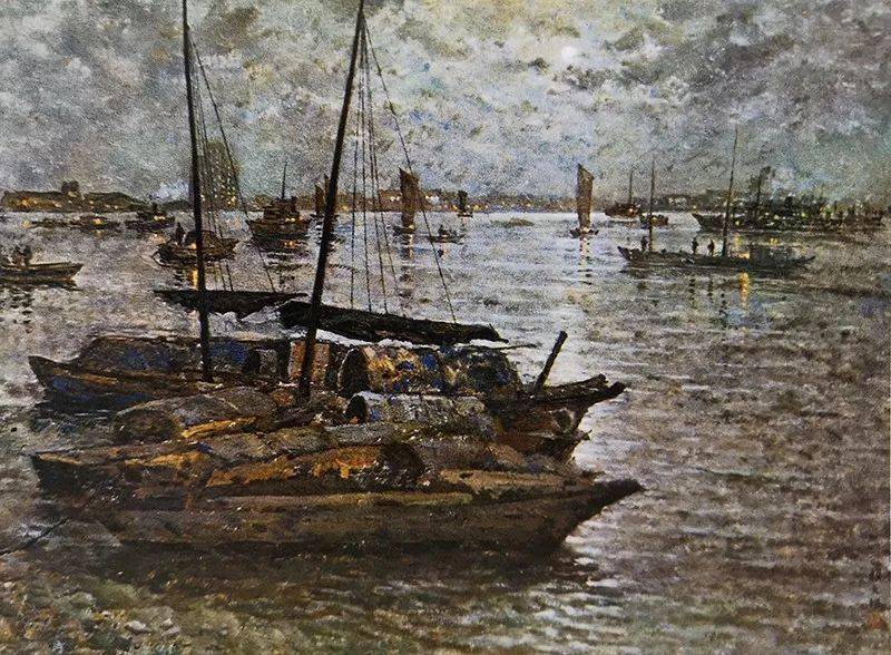 郑逸梅 | 老油画家颜文梁_cm_老人家_罗马