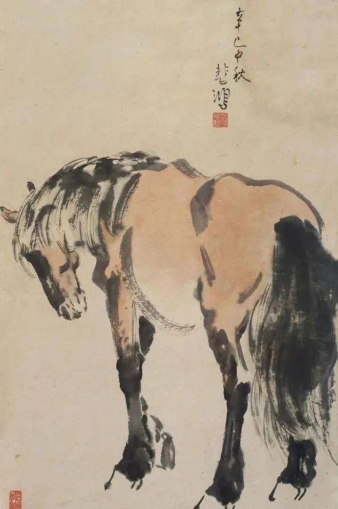 徐悲鸿画马图片图片