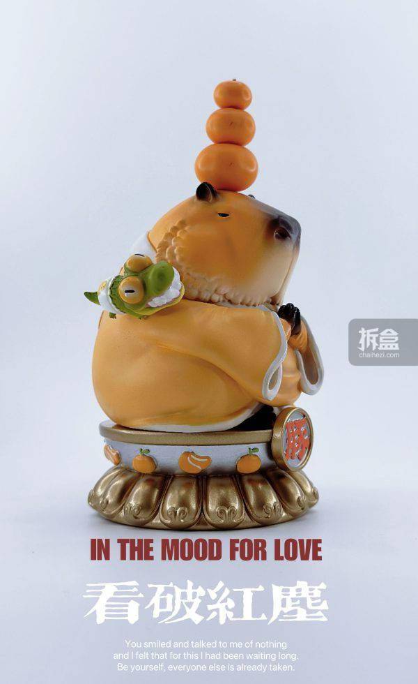 博物志 2024佛系豚宝君 卡比巴拉 网红表情包 gk摆件手办_官方_cm_pu