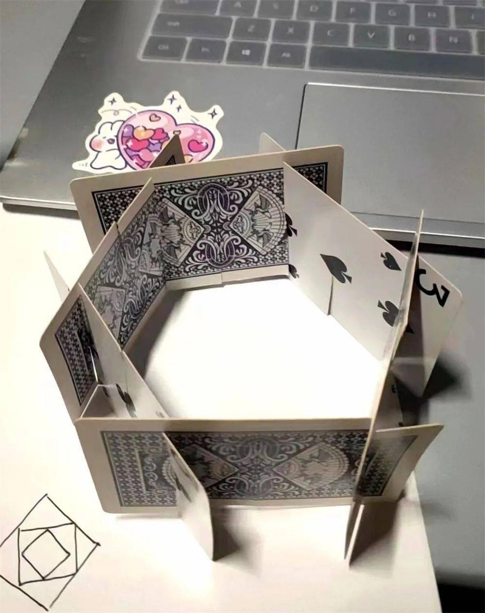 【五三·科技教育】我是纸牌建筑师——参加市科技节"扑克牌结构设计