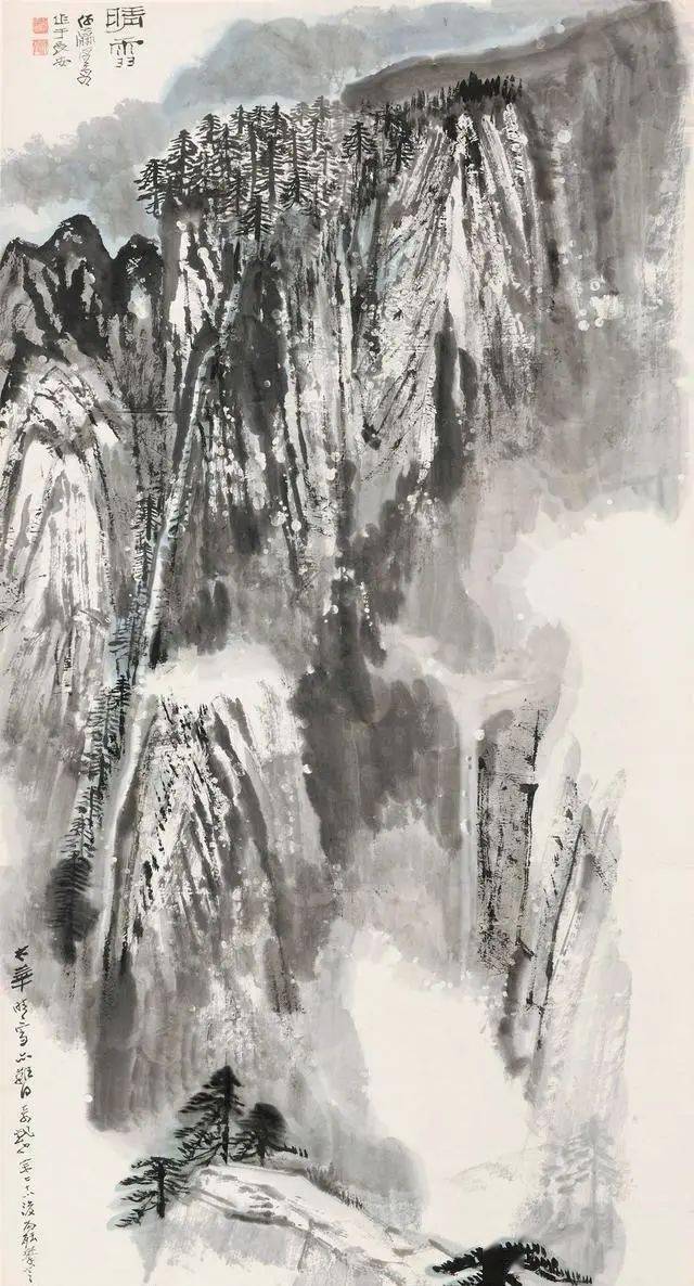 吴昌硕 雪夜访戴黄君璧 1968年作 溪山雪霁李可染 雪牧赵望云 瑞雪兆