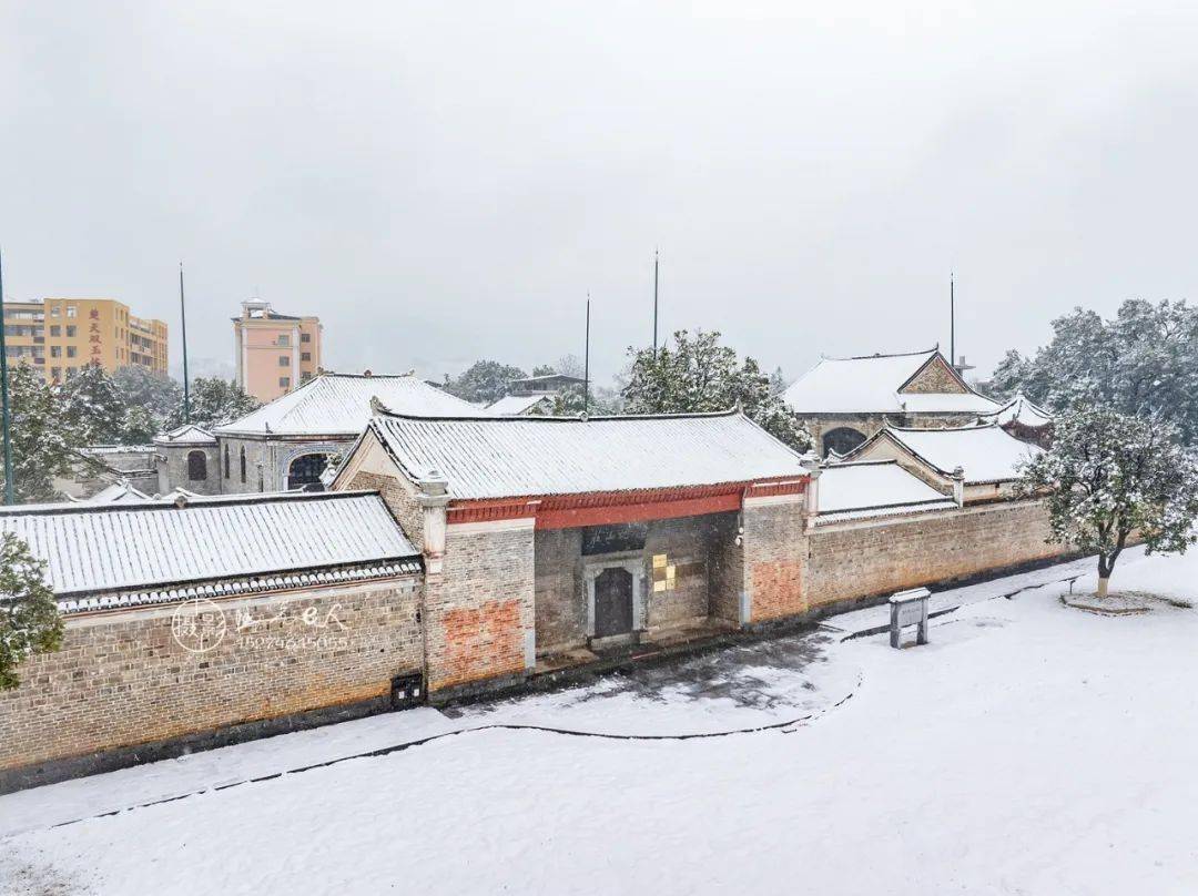 東安:樹德山莊雪景_建築_單位_民居