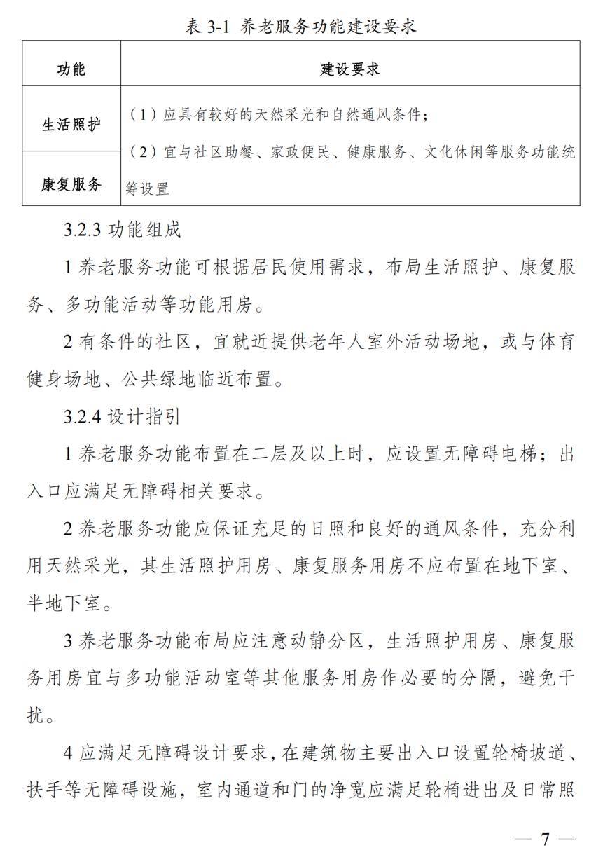 達到每百戶居民社區綜合服務設施面積不少於80平方米