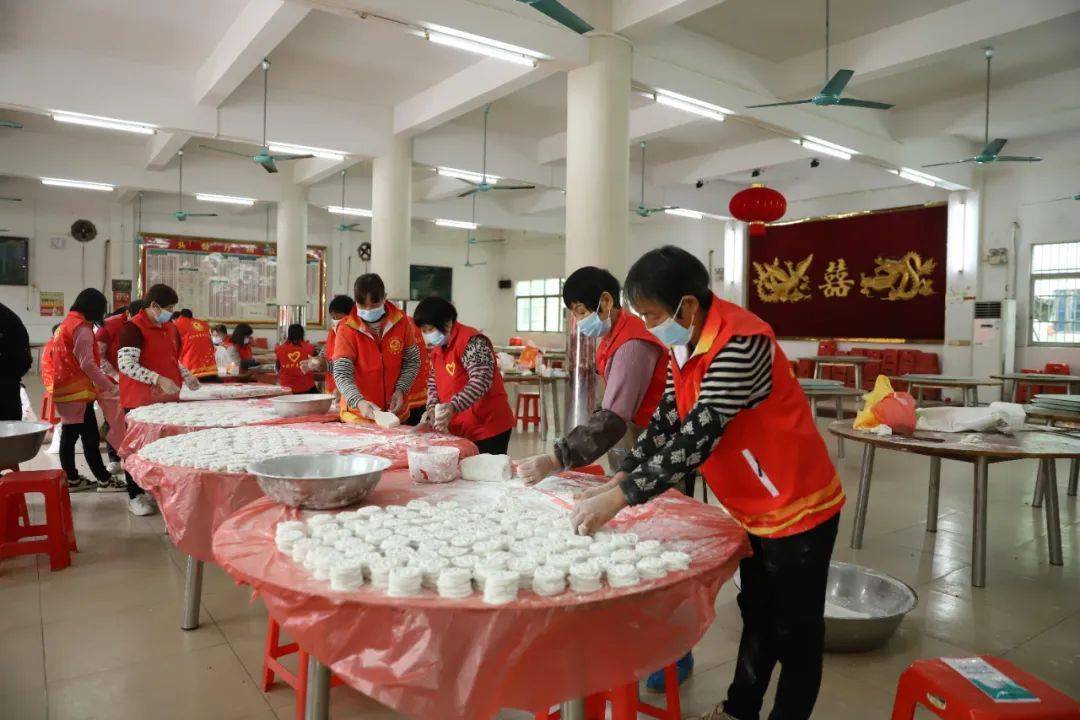 园洲镇田头村,深沥村开展迎新春年味活动