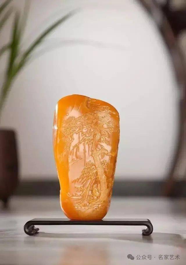 【名品视界】清贵的雕刻艺术_薄意_名家_田黄