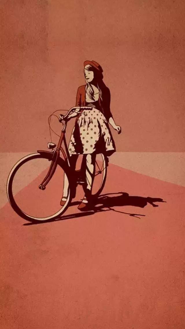 很有创意的自行车手机壁纸,分享给大家!_插图_微信_画面