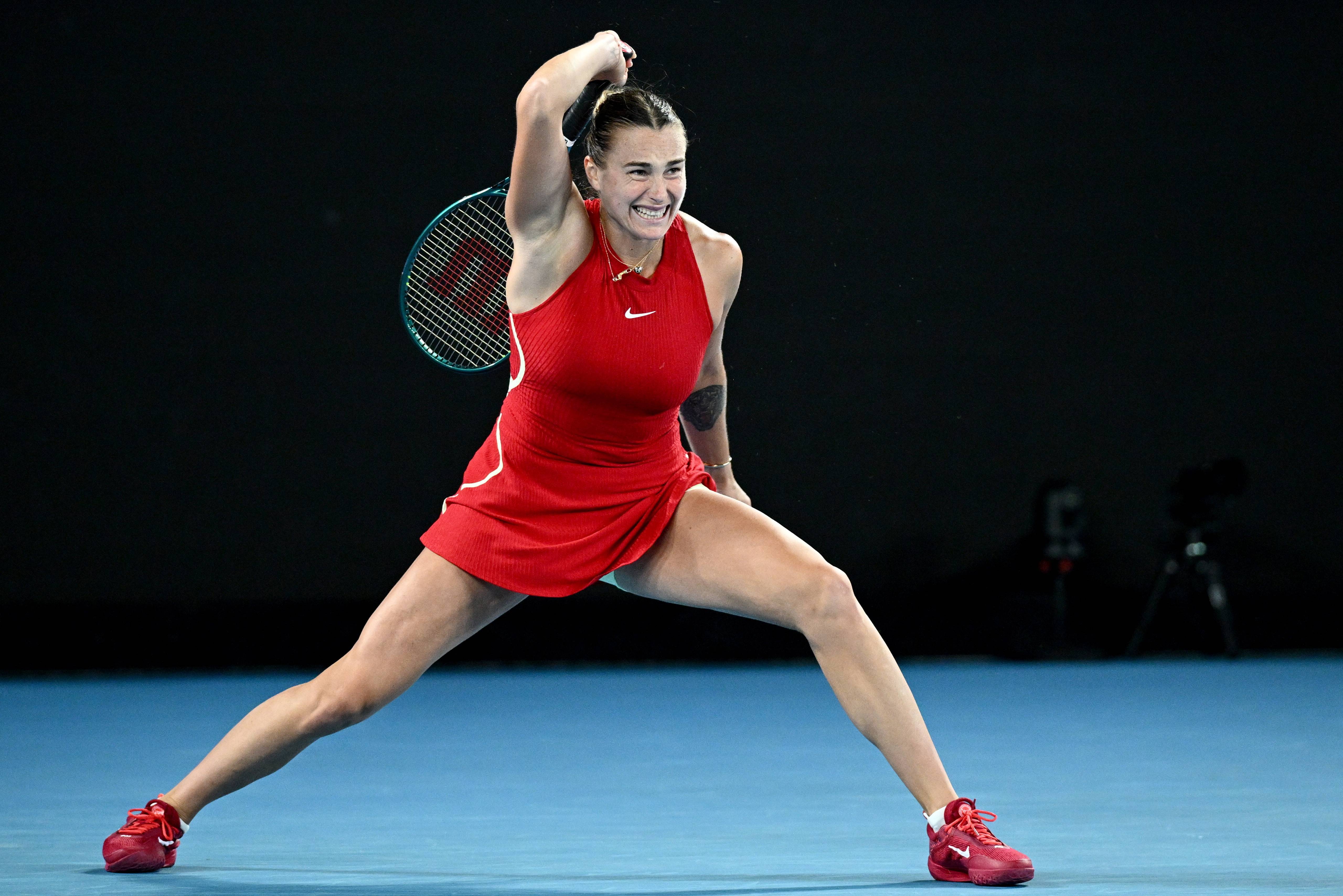 网球——澳网:萨巴伦卡晋级女单决赛