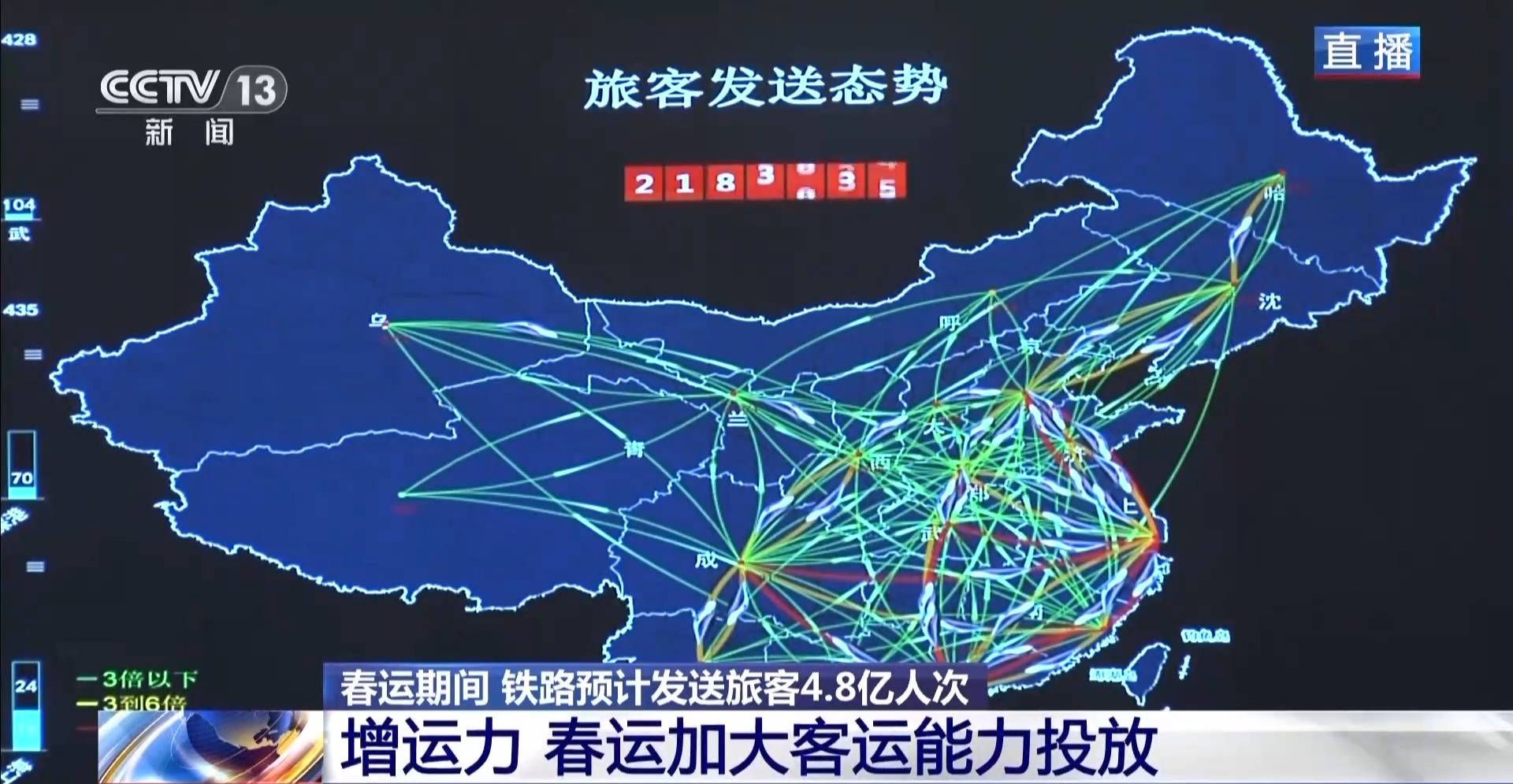 全国铁路实行春运列车运行图,预计节前每日安排旅客列车12700列左右