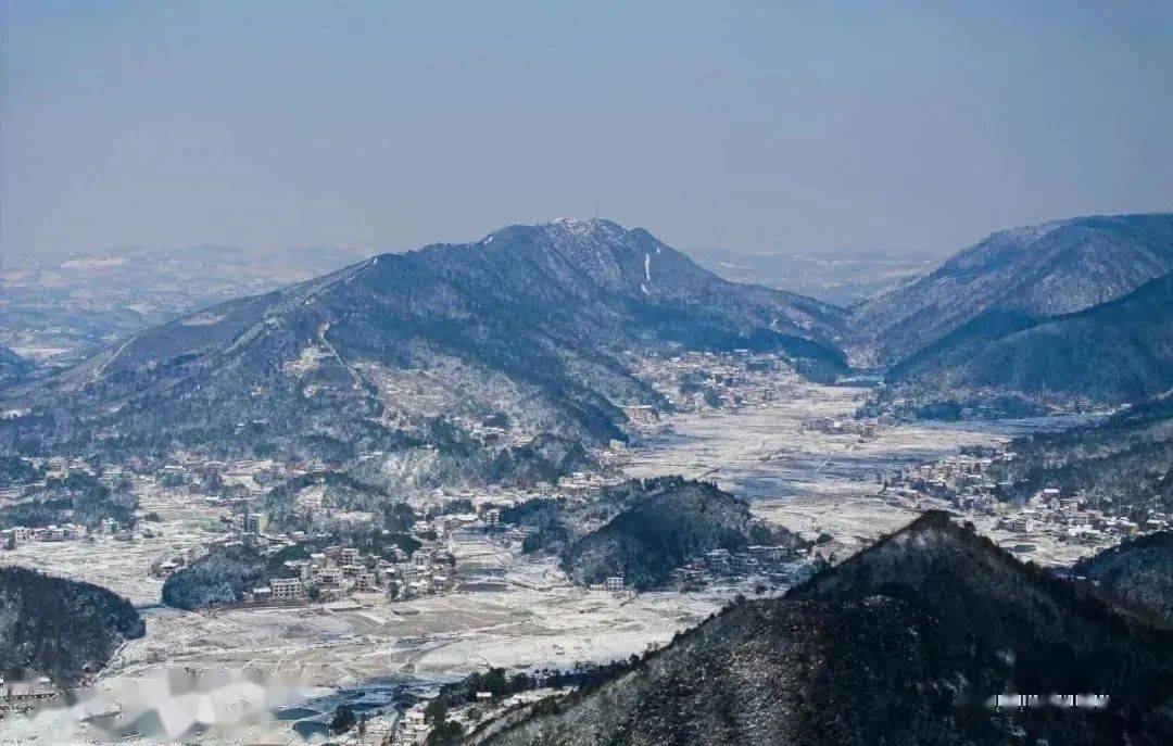 佘湖山雪景!_风景_名胜区_邵东