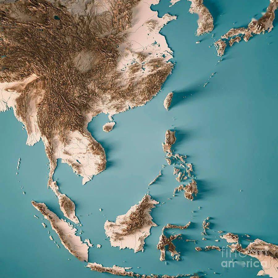 全球3d地形图,高清100多张!