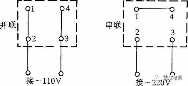 單相吹風機接線039圖是jx07a-4型單相電容運轉電動機接線方法.