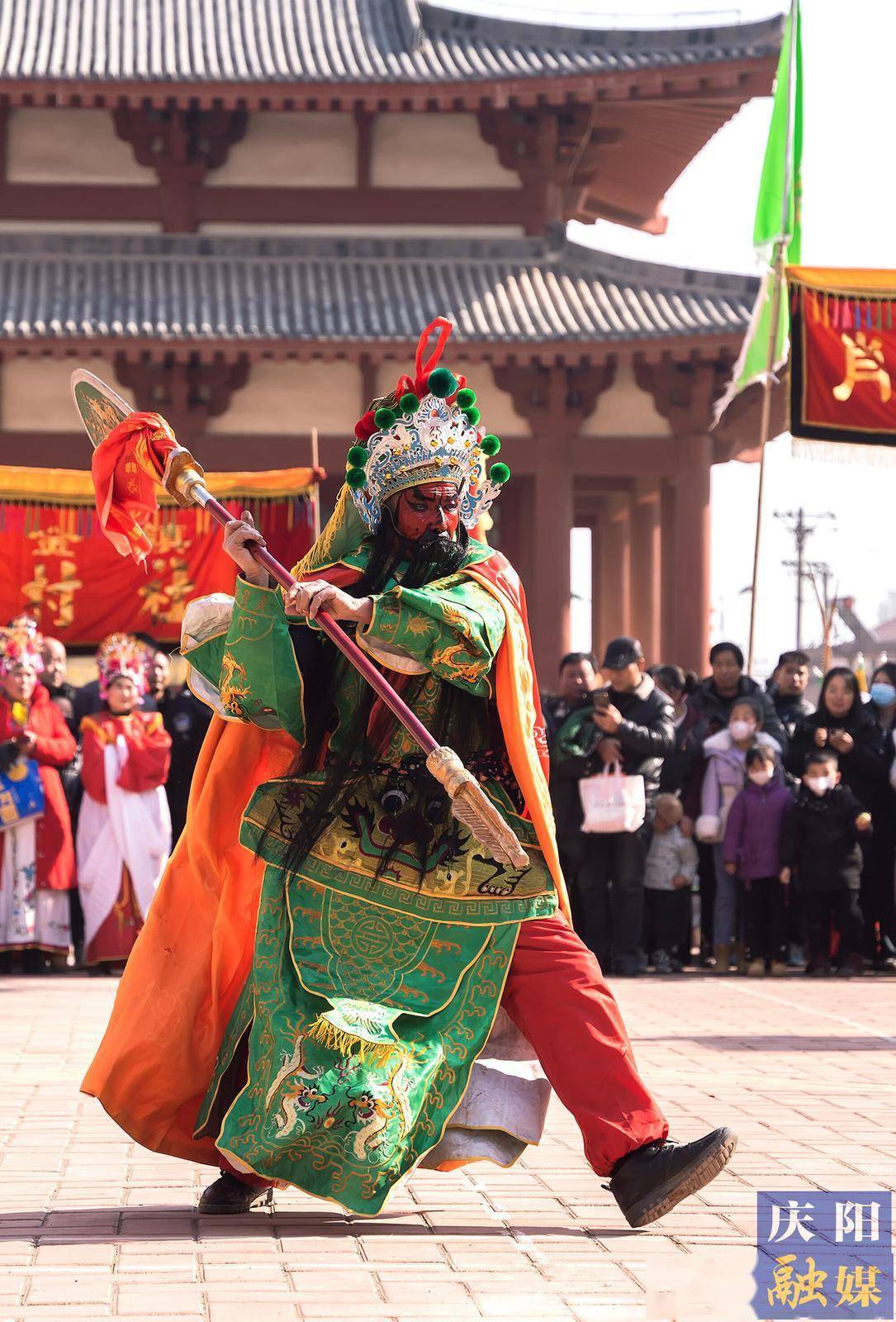 【新春走基层】西峰区肖金镇:社火"闹"起来 年味"